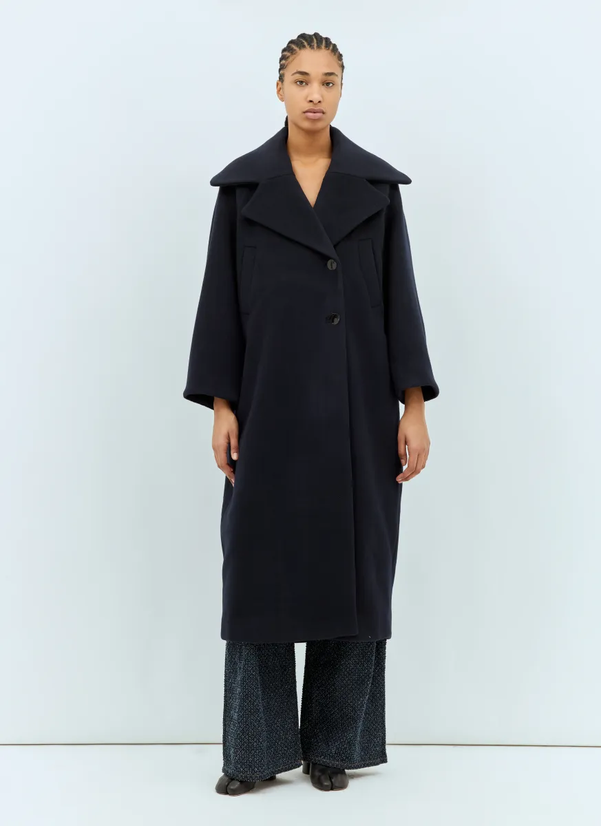 Boiled Wool Coat