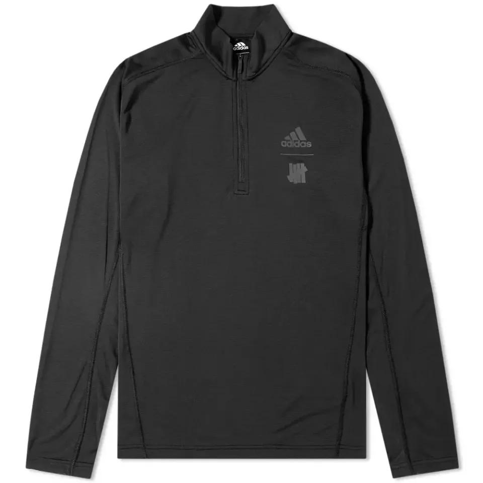 x Undefeated Long Sleeve Half Zip TR Tee