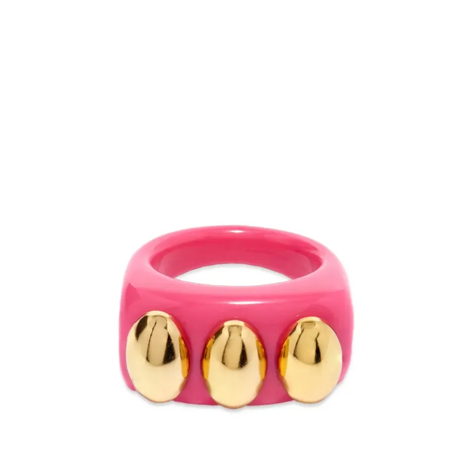 Magenta Knuckle Duster Ring