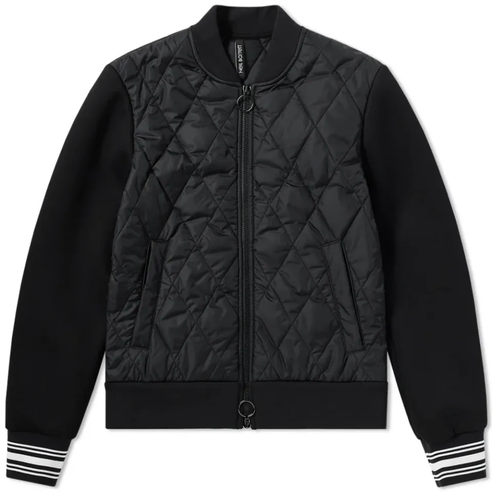 Quilted Varsity Jacket