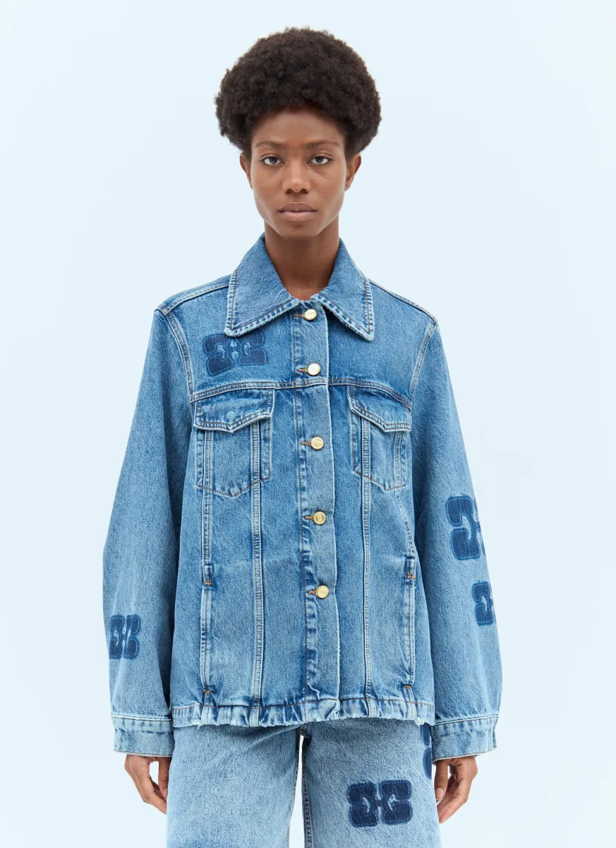 Logo Patch Denim Jacket