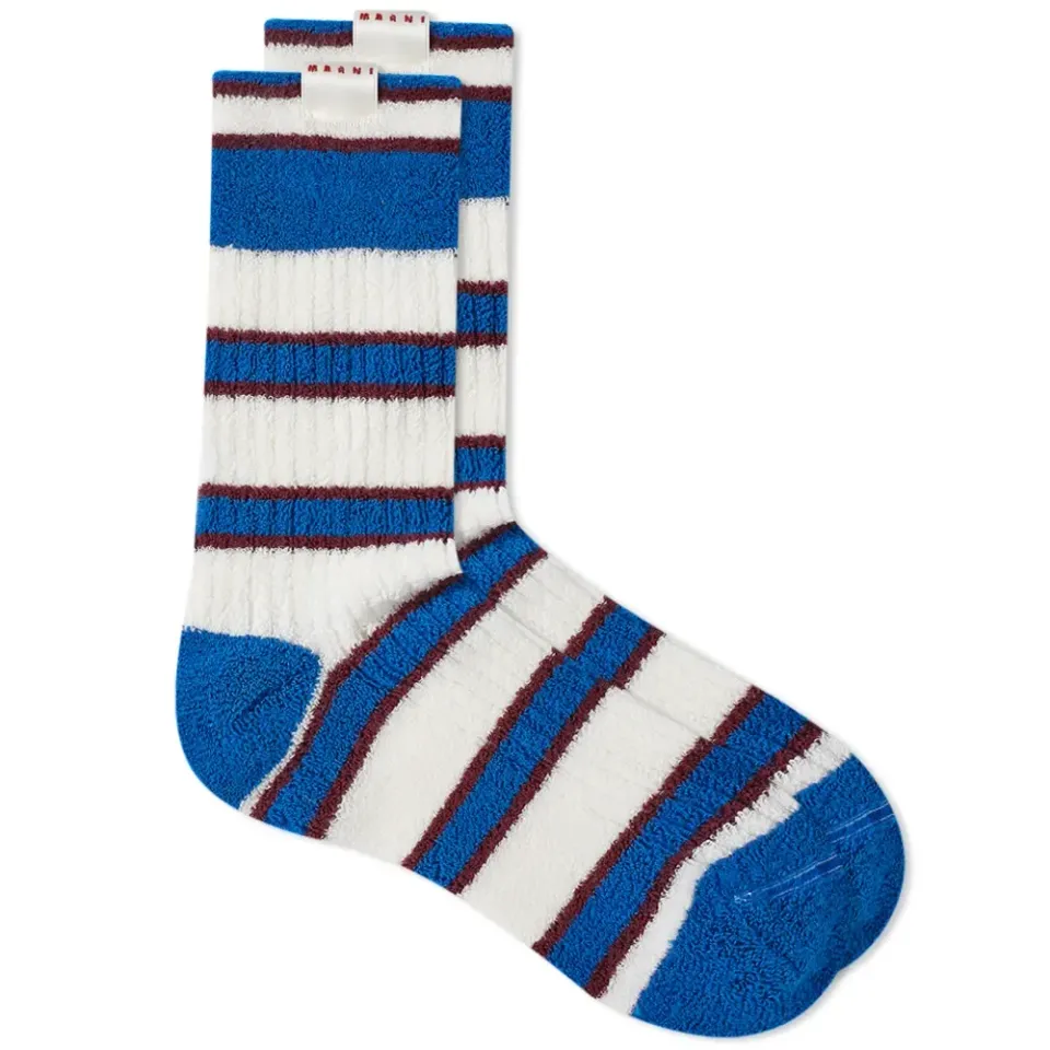 Stripe Logo Sock