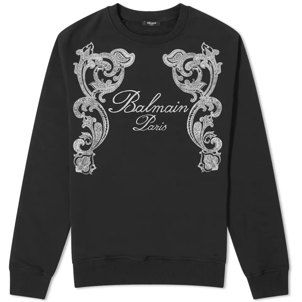 Signature Paisley Print Crew Neck Sweat