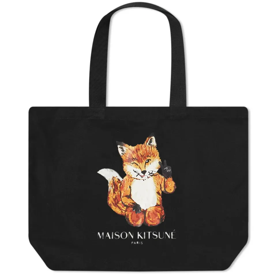 Maison Kitsuné All Right Fox Classic Tote Bag