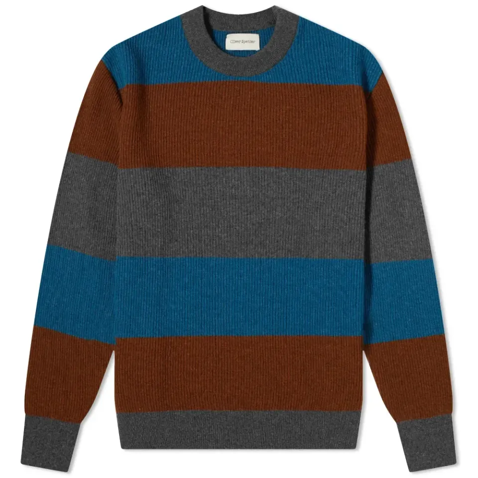 Blenheim Bold Striped Cew Knit