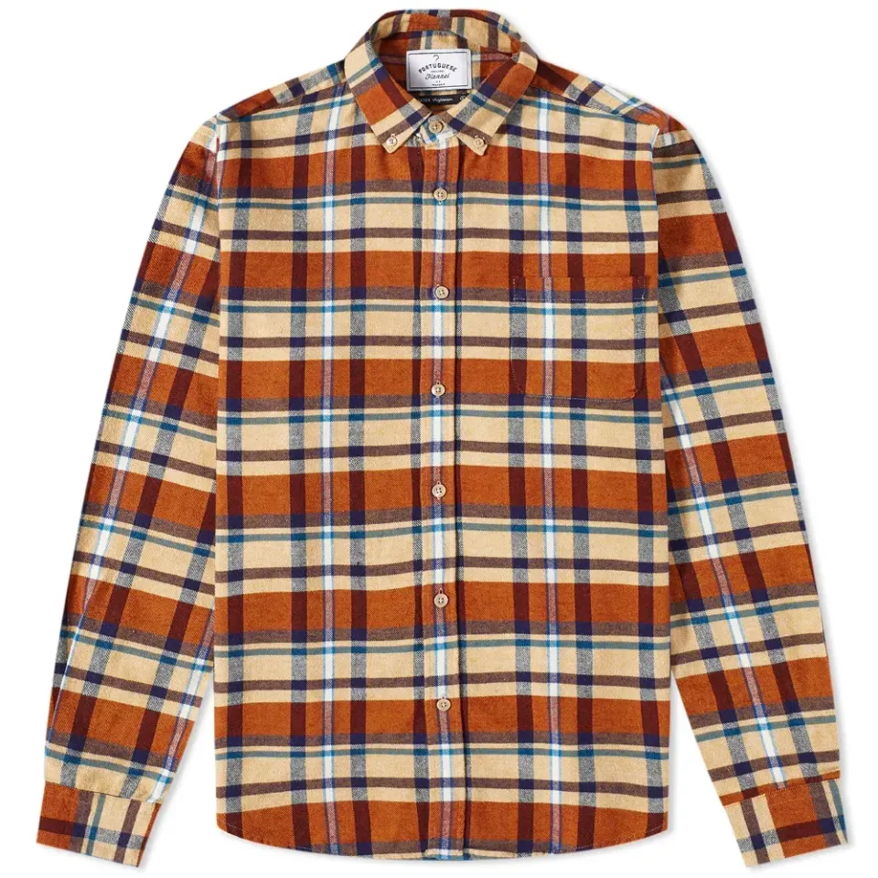 Fall Palette Check Button Down Shirt