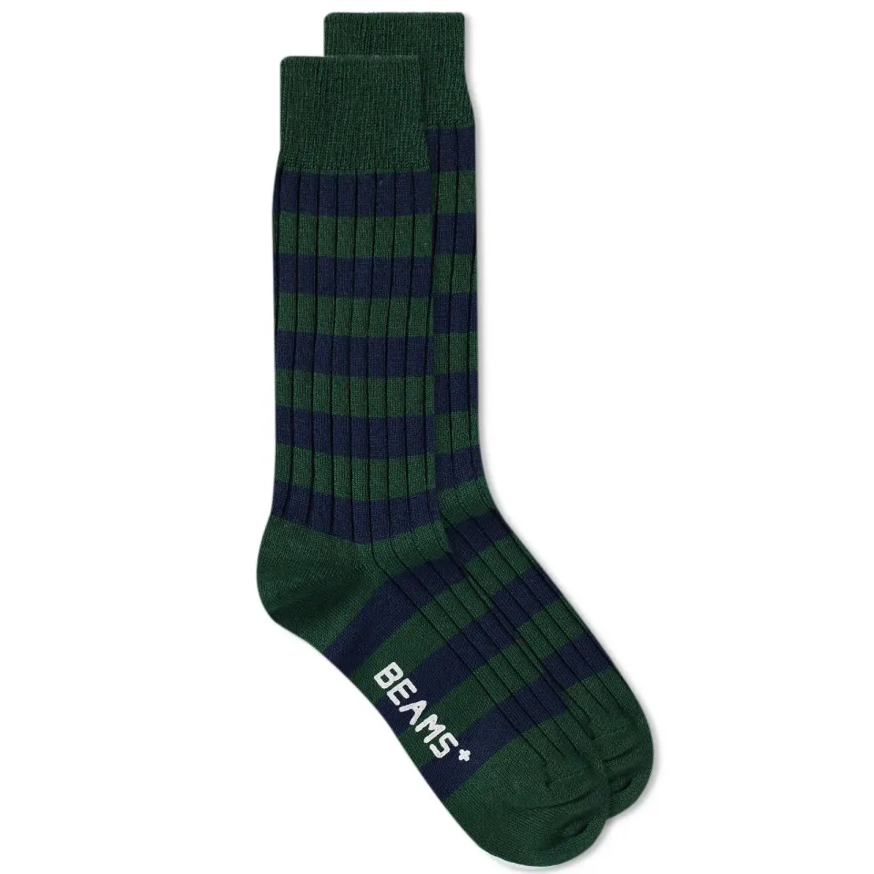 Stripe Rib Sock