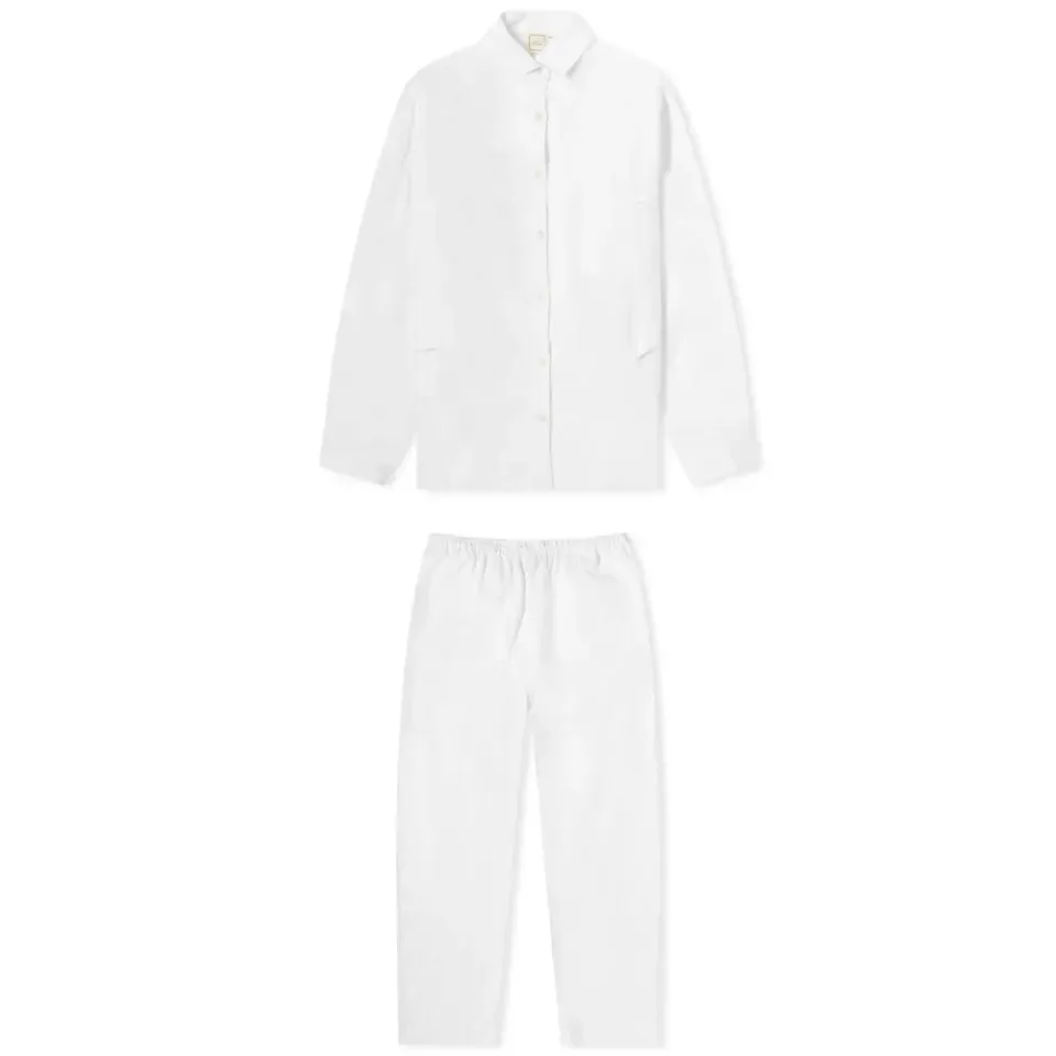 Side Tie Linen Pyjama Set