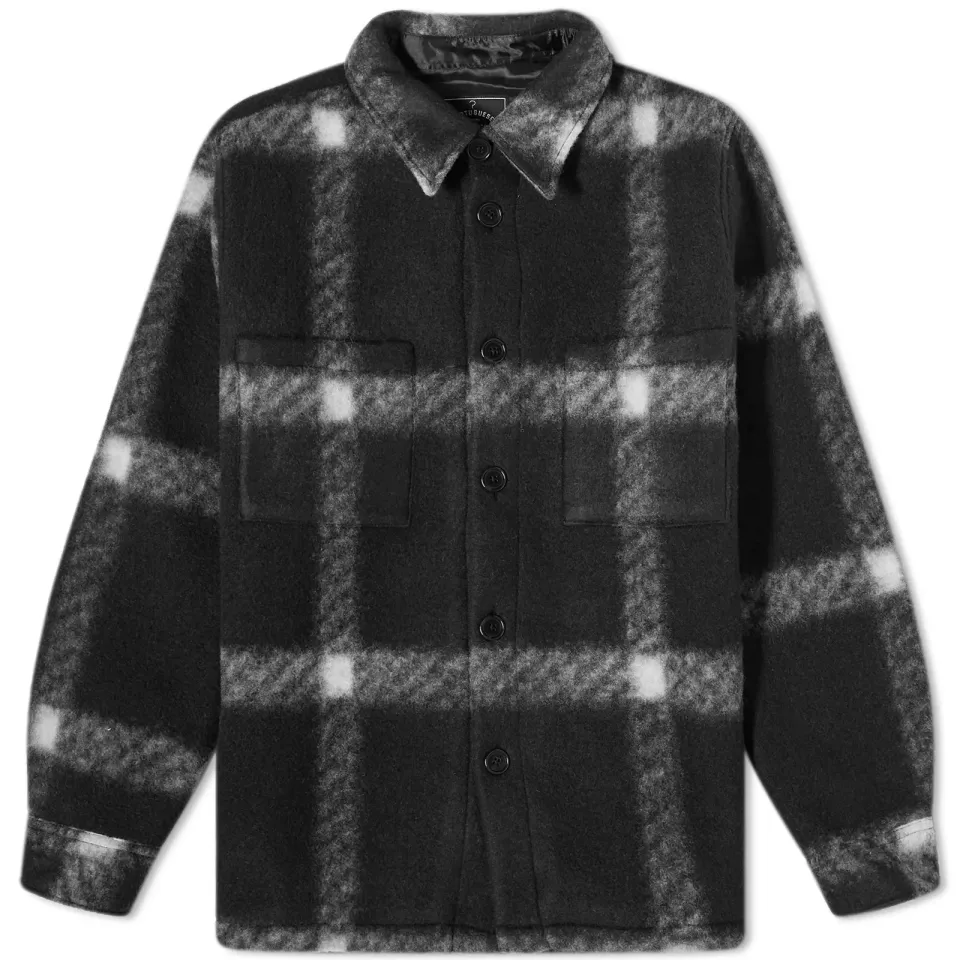Plaid Fleece Overshirt