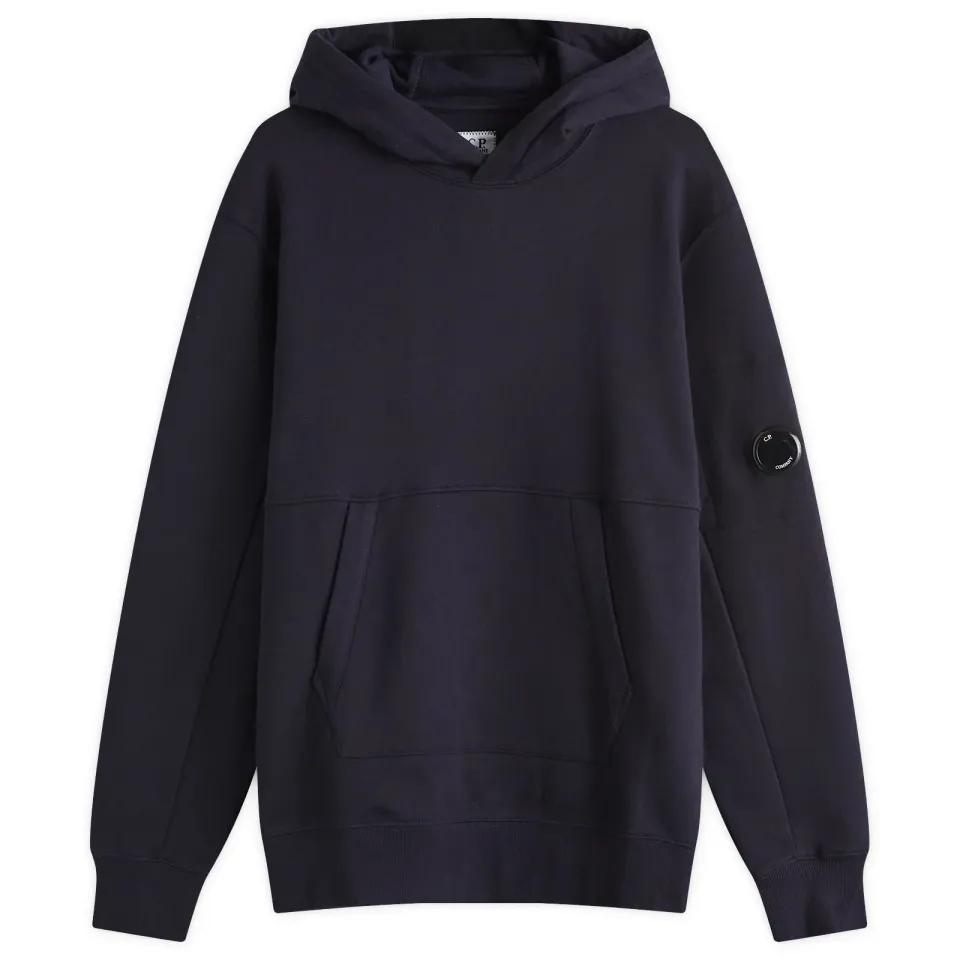 Diagonal Raised Fleece Hoodie