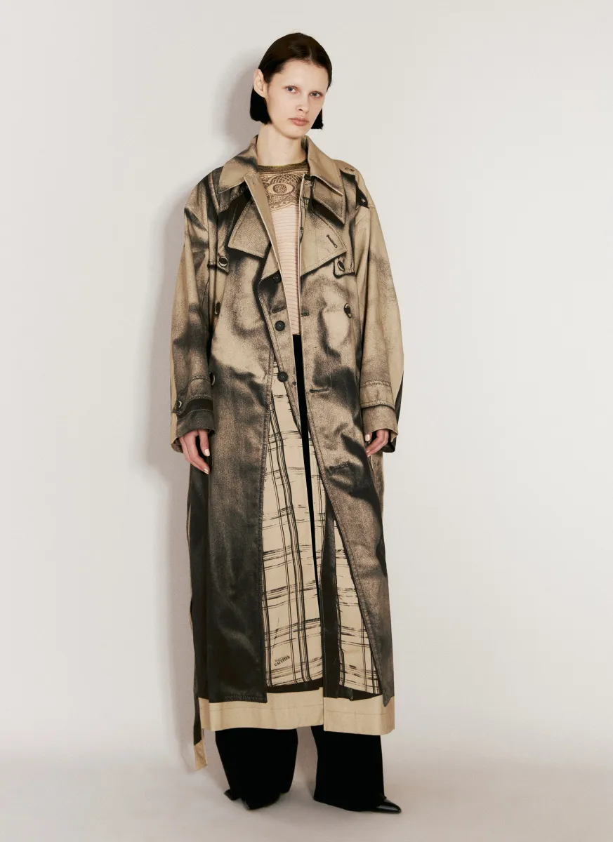 Trompe L'Oeil Trench Coat