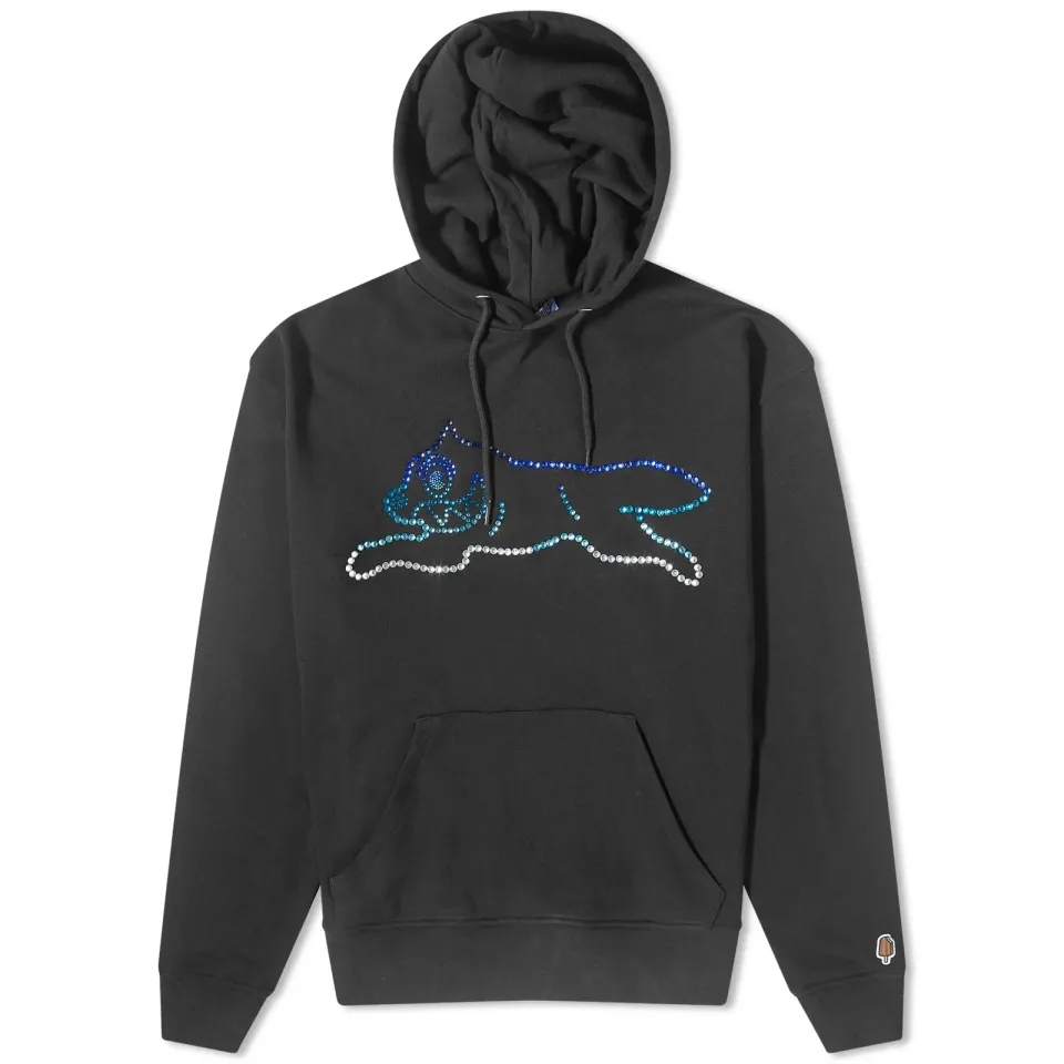 Crystal Running Dog Popover Hoodie