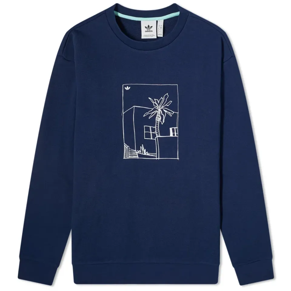 Linear Logo Crewneck