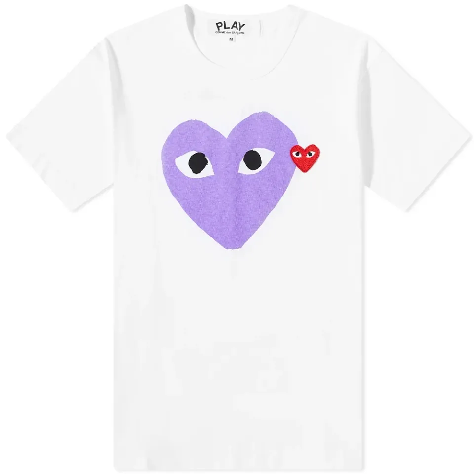 Comme des Garcons Play Red Heart Colour Heart T-Shirt
