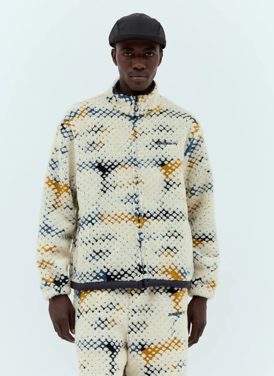 Printed Fleece Jacket