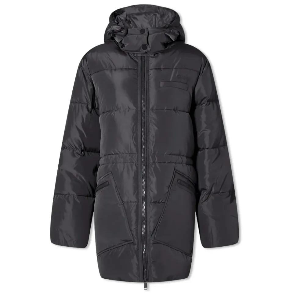 Tech Puffer Oversized Midi Coat