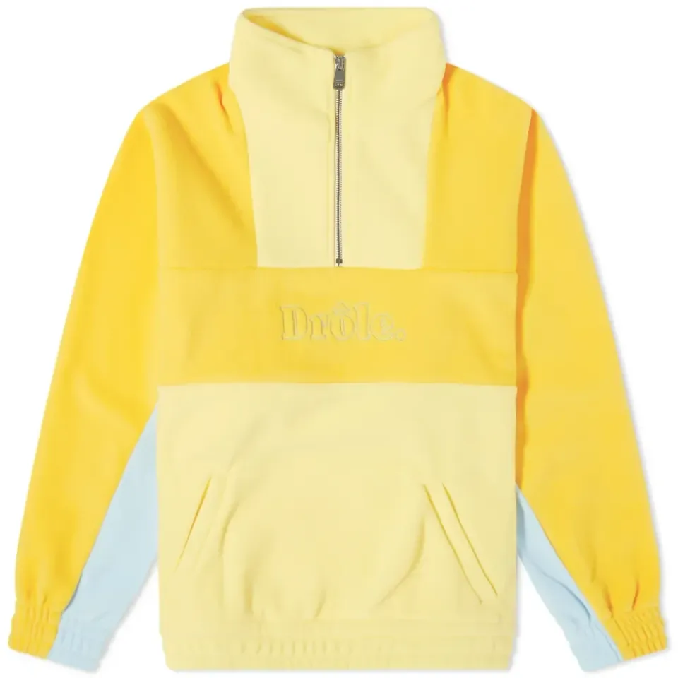 Colour Blocked Drole Quarter Zip