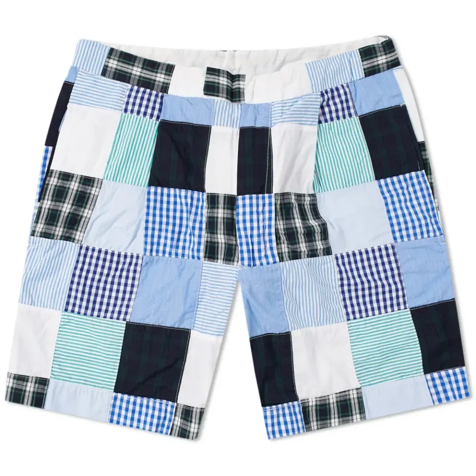 Patchwork Check Short