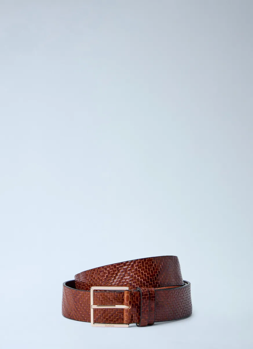 Braided Leather Belt
