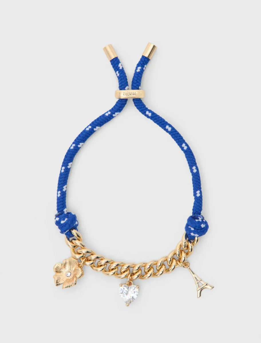 Marine cord chain bracelet