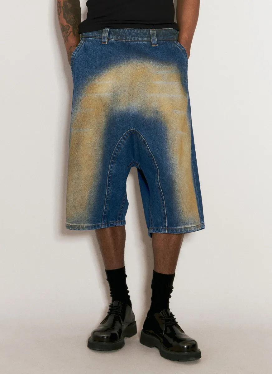 Souffle Denim Shorts