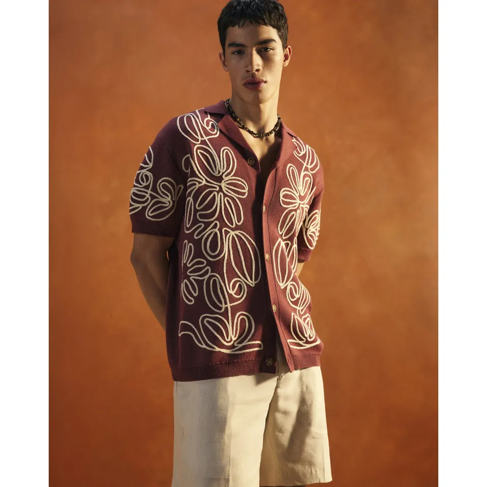 Regular Fit Short Sleeve Cornelli Shirt