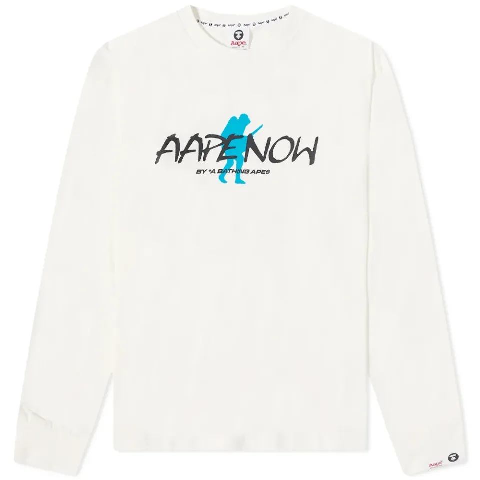 AAPE Long Sleeve Mountain T-Shirt