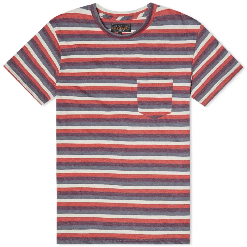 USA Stripe Border Tee