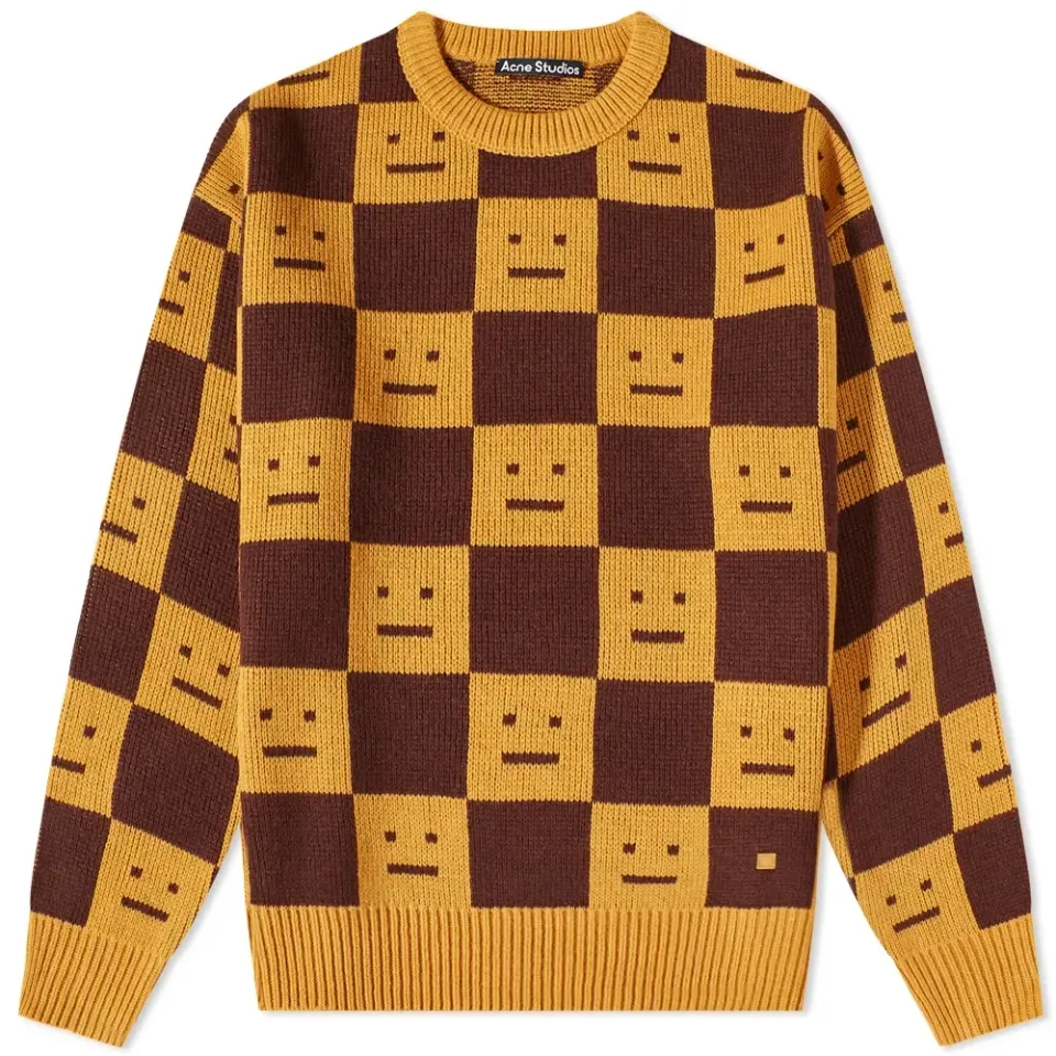 Katlas Checkerboard Face Knit