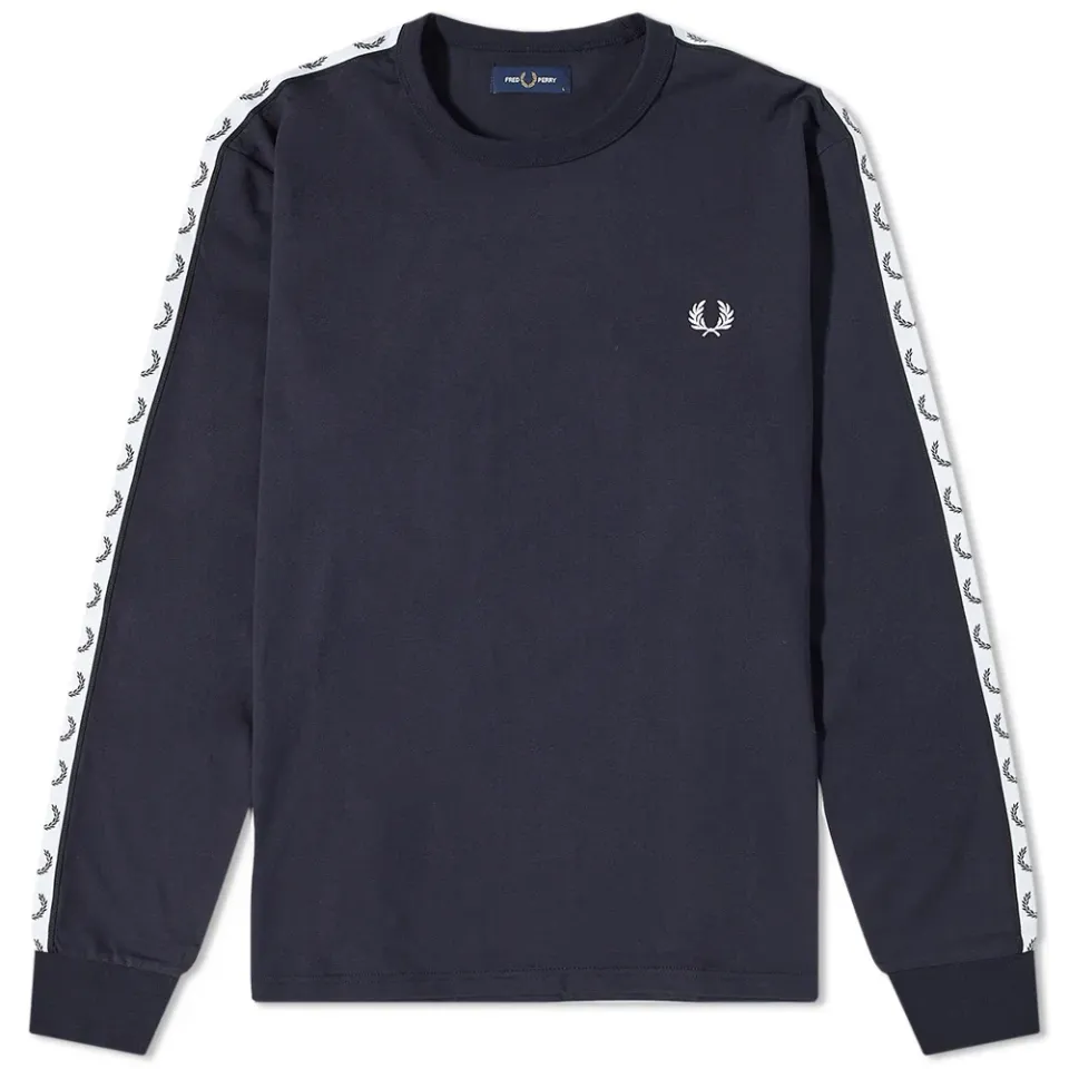 Long Sleeve Taped Logo T-Shirt