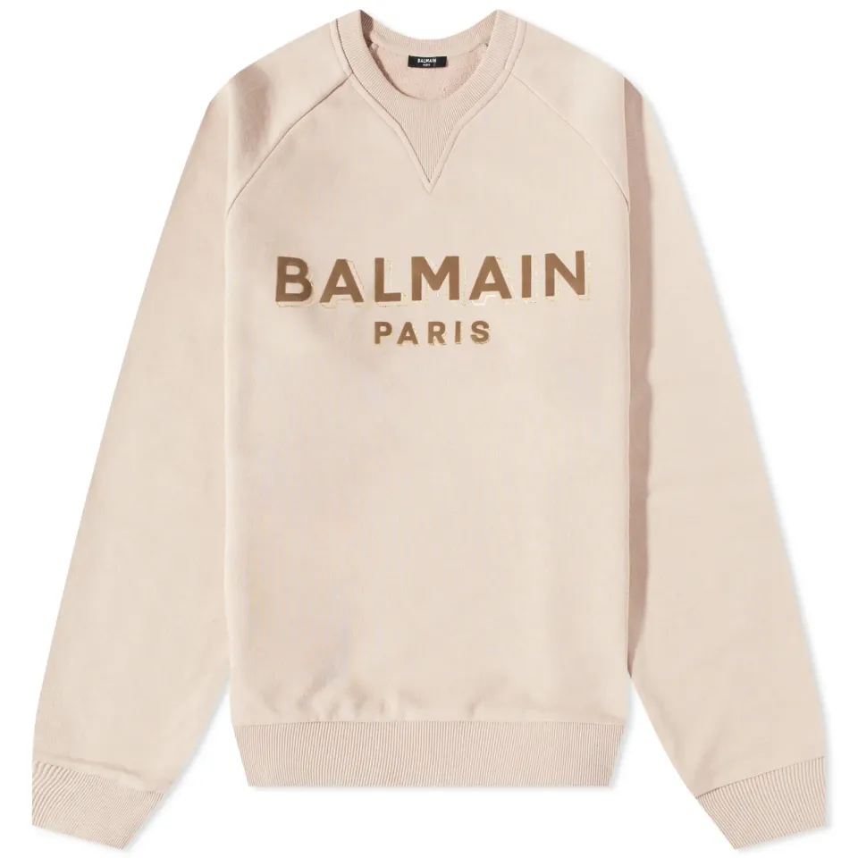 Flock & Foil Paris Logo Crew Sweat