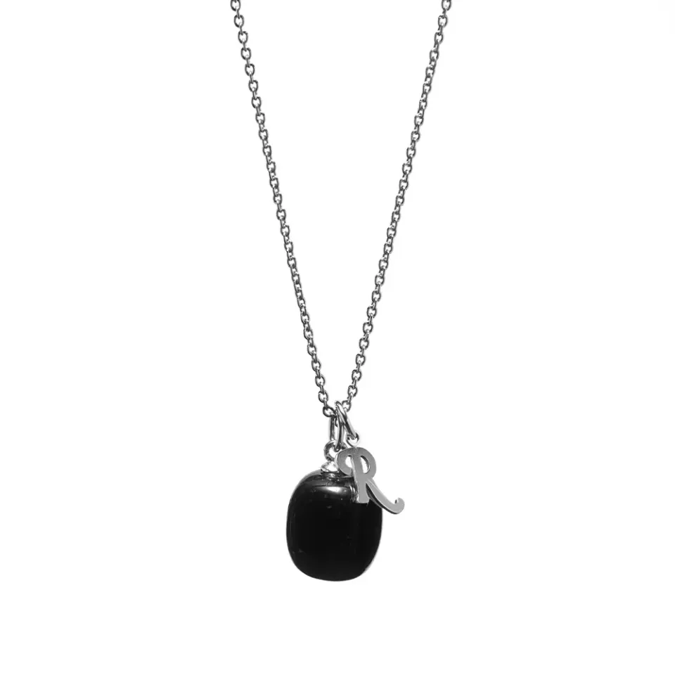 Stone Pendant and Necklace