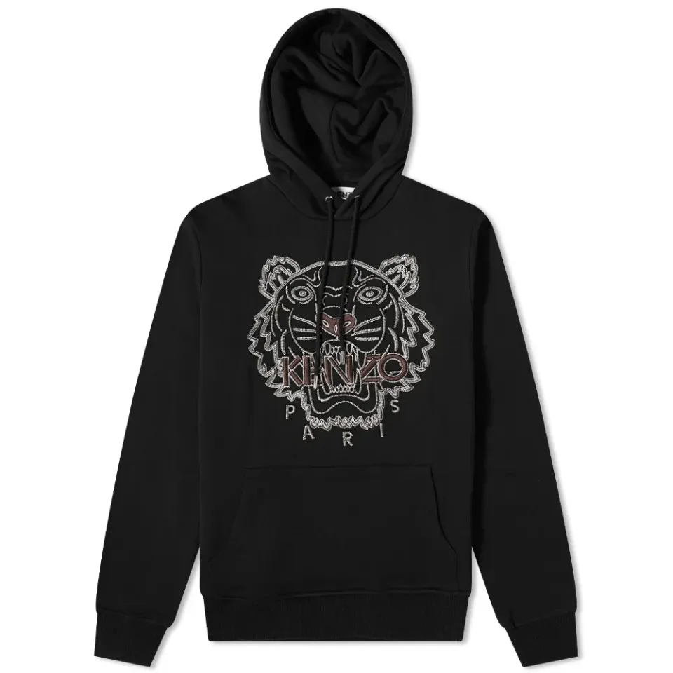 Tiger Embroidered Skate Hoodie