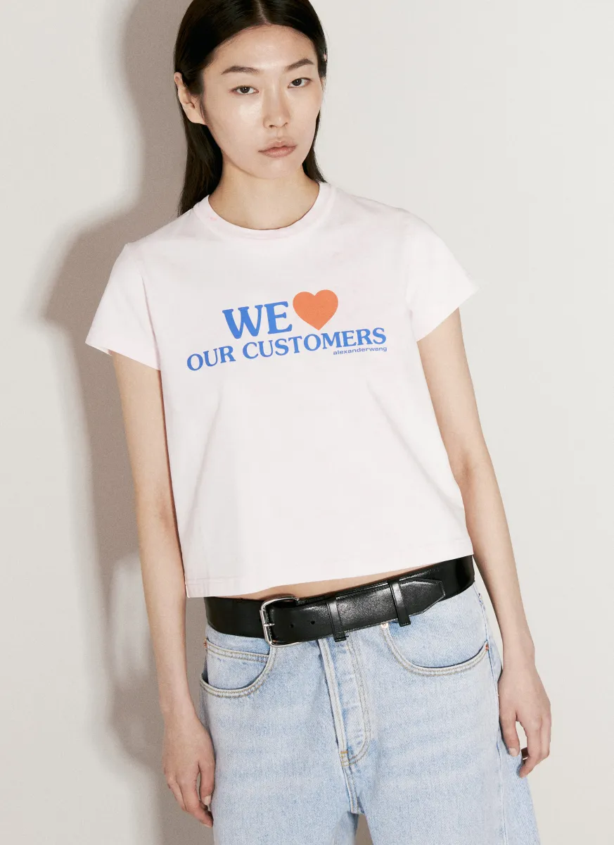 Graphic Shrunken T-Shirt