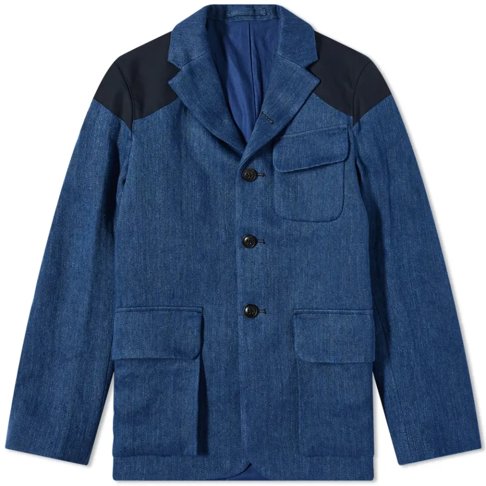 Herringbone Linen Mallory Jacket