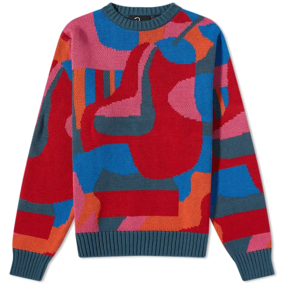 Sitting Pear Crew Knit