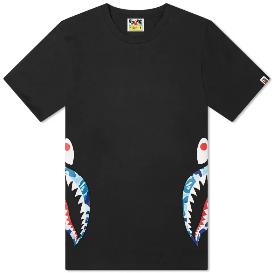 BAPE ABC Camo Side Shark T-Shirt