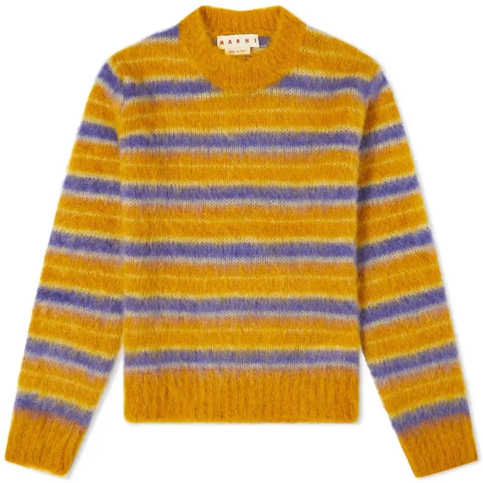Stripe Mohair Knit