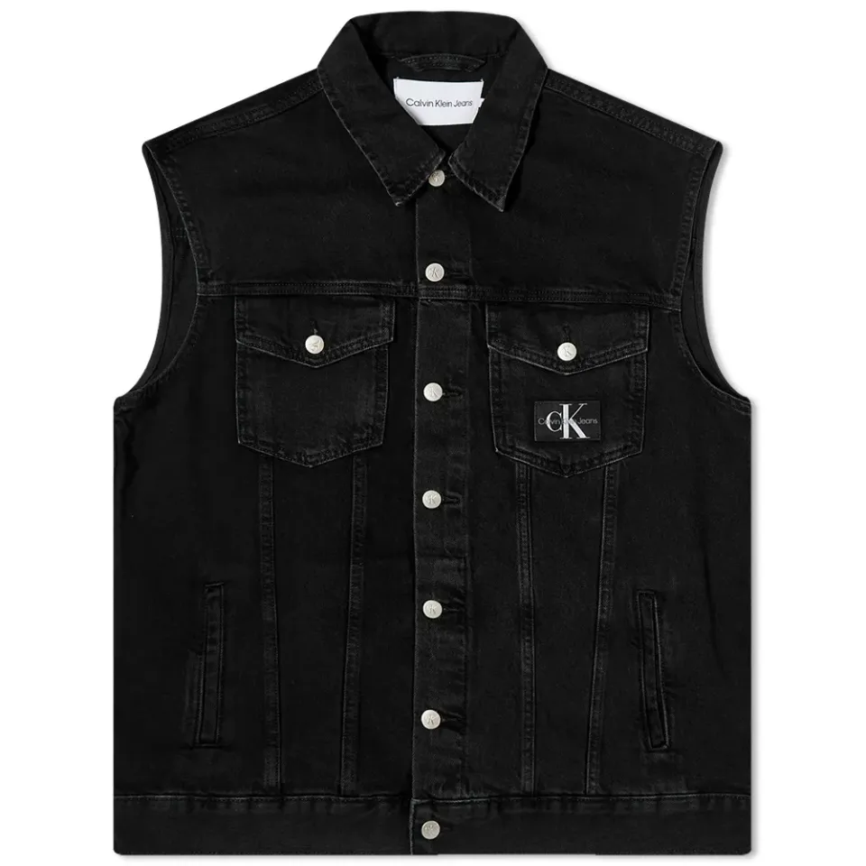 Oversized Denim Vest