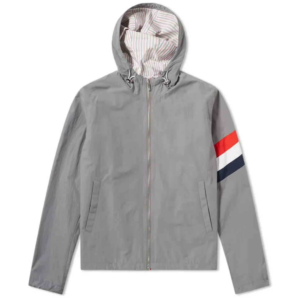 Arm Stripe Hooded Jacket