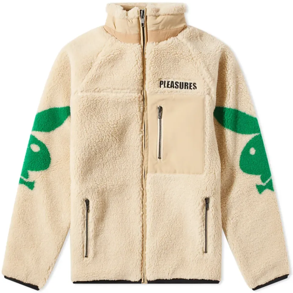 Playboy Bunny Sherpa Zip Jacket