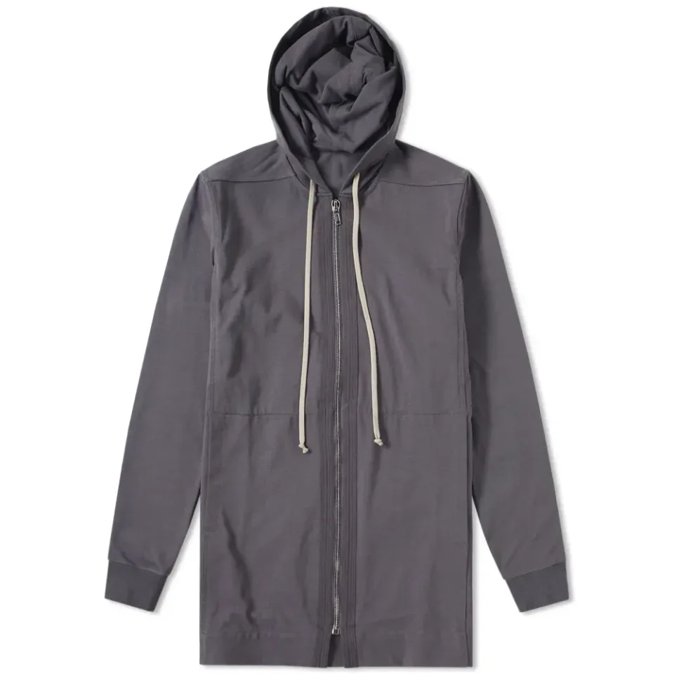 Drawstring Zip Through Hoody