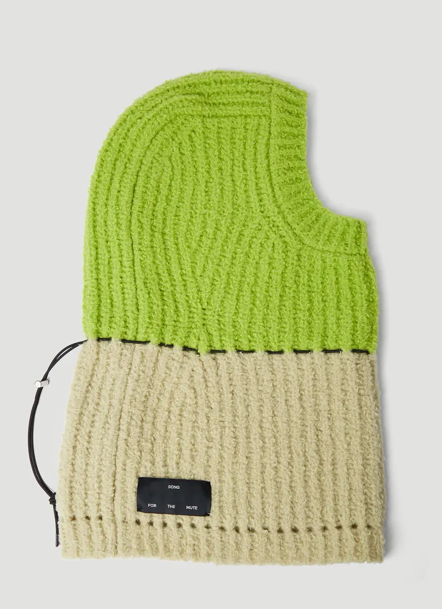 Oversized Knitted Balaclava