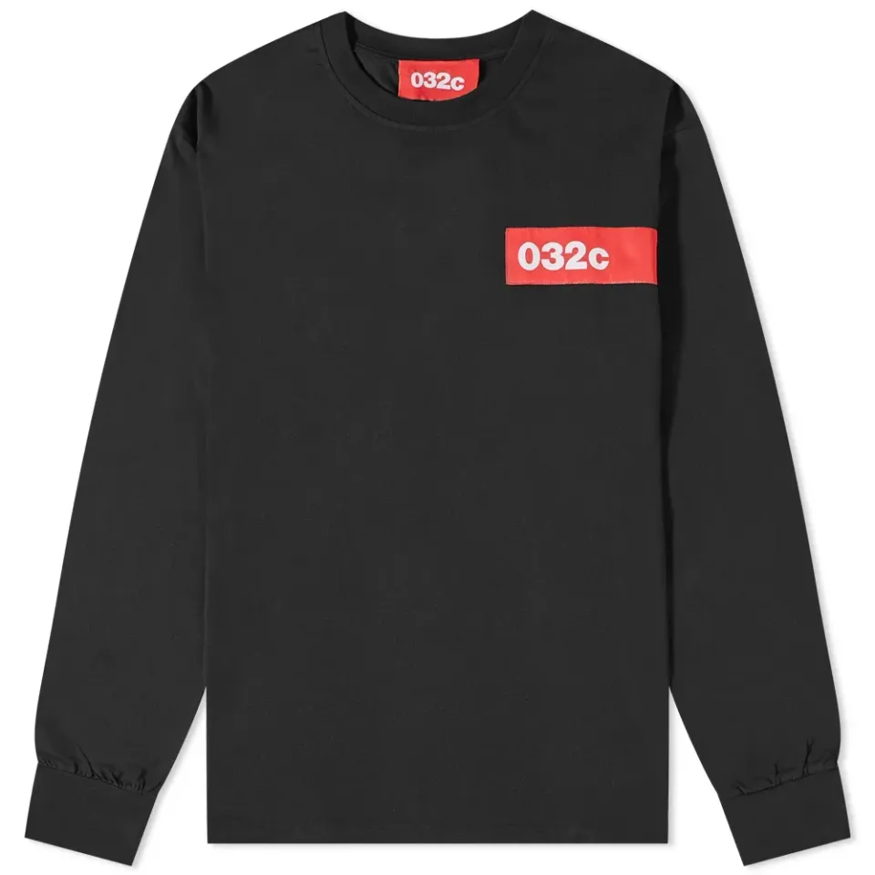 Long Sleeve Taped Logo T-Shirt