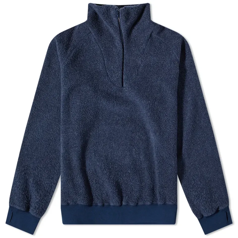 Half Zip Popover Fleece Jacket