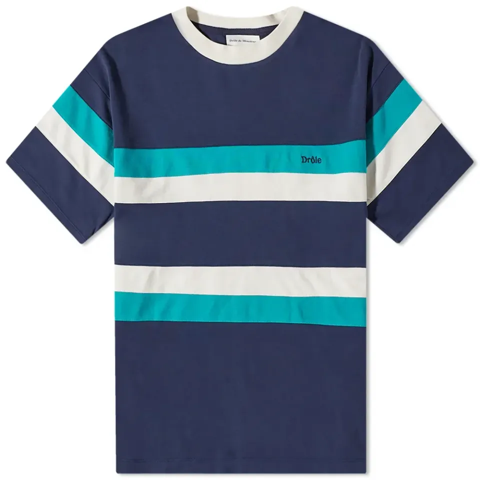 Drôle de Monsieur Bold Stripe T-Shirt