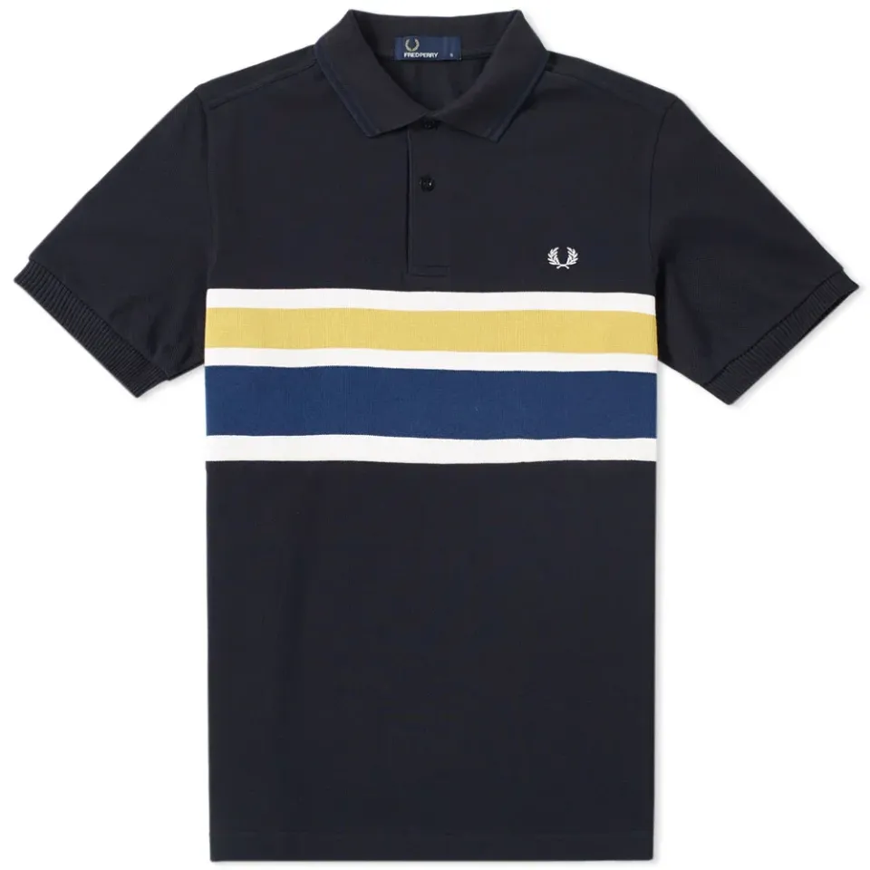 Fred Perry Stripe Panel Polo