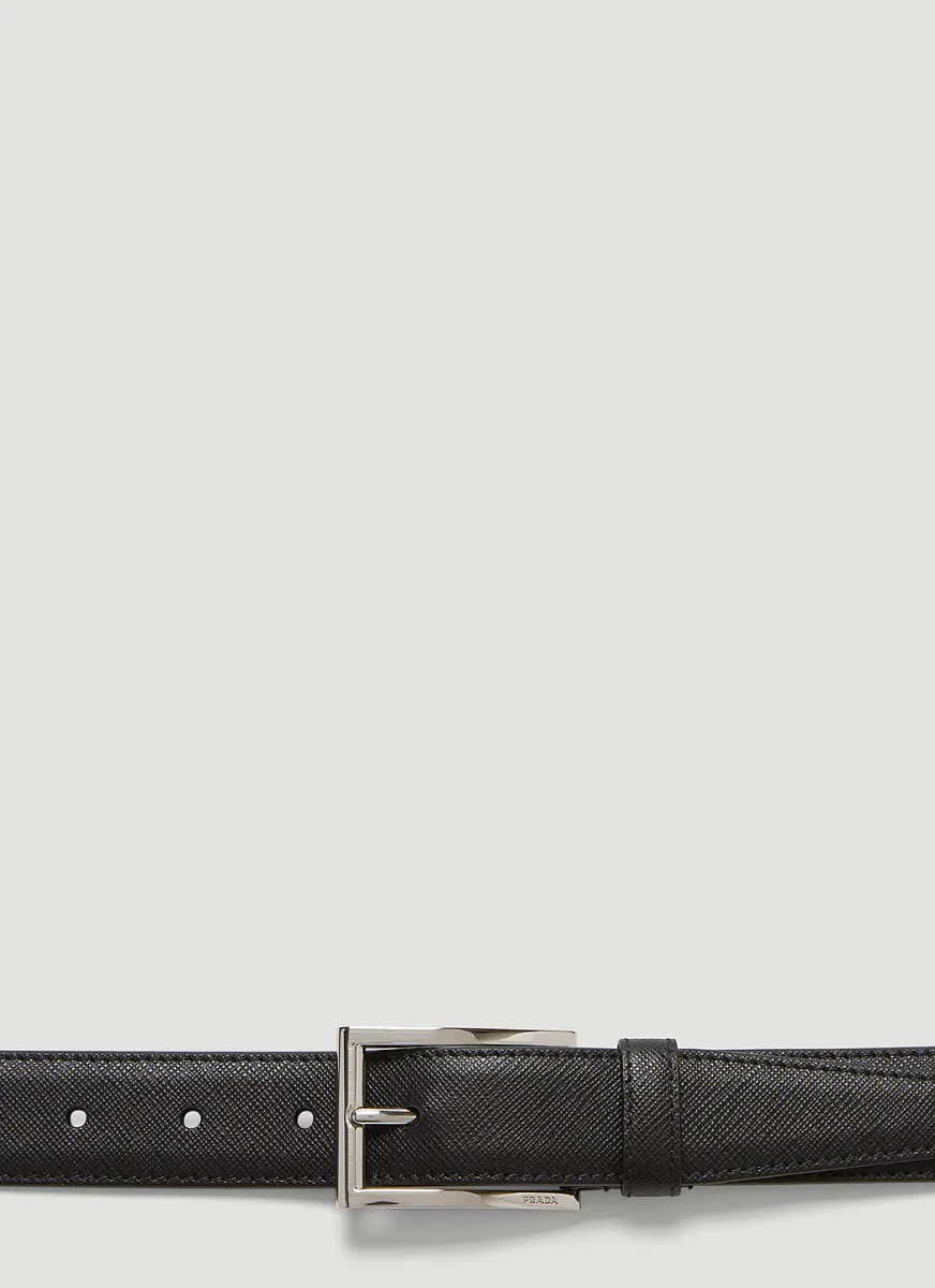 Saffiano Leather Belt