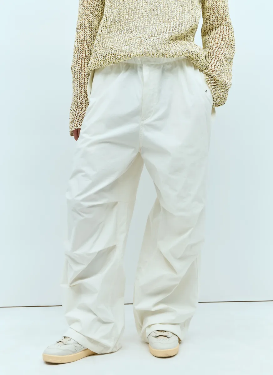 Knee Pleat Pants