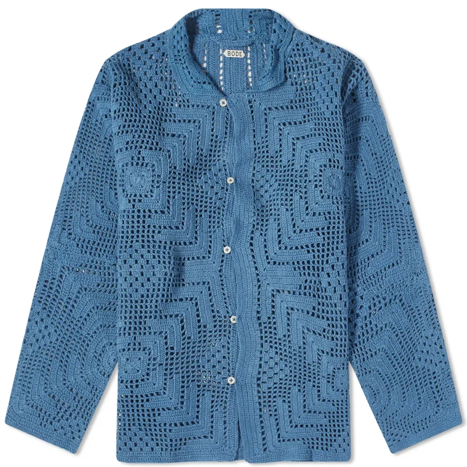 Overdye Crochet Shirt
